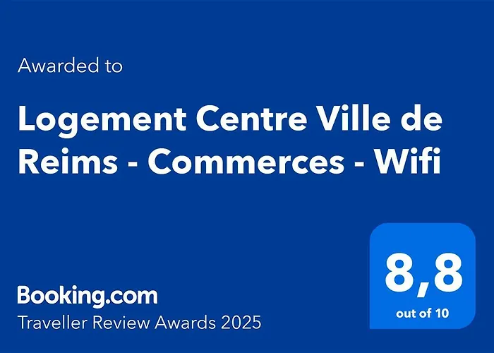 Logement Centre Ville De Reims - Commerces - Wifi